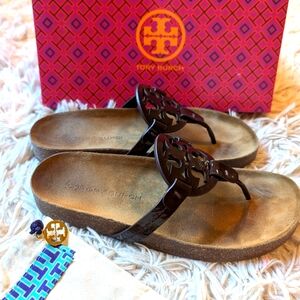 Tory Burch Miller Cloud Sandal - Plum